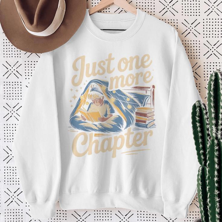 Just One More Chapter Vintage Book Lover Premium Tri-Blend Sweatshirt Gifts for Old Women Just One More Chapter Vintage Book Lover Premium Tri-Blend Sweatshirt Gifts for Old Women