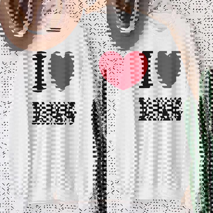 I Love Da Nang ダナンが大好きです スウェットシャツ 年配の女性への贈り物