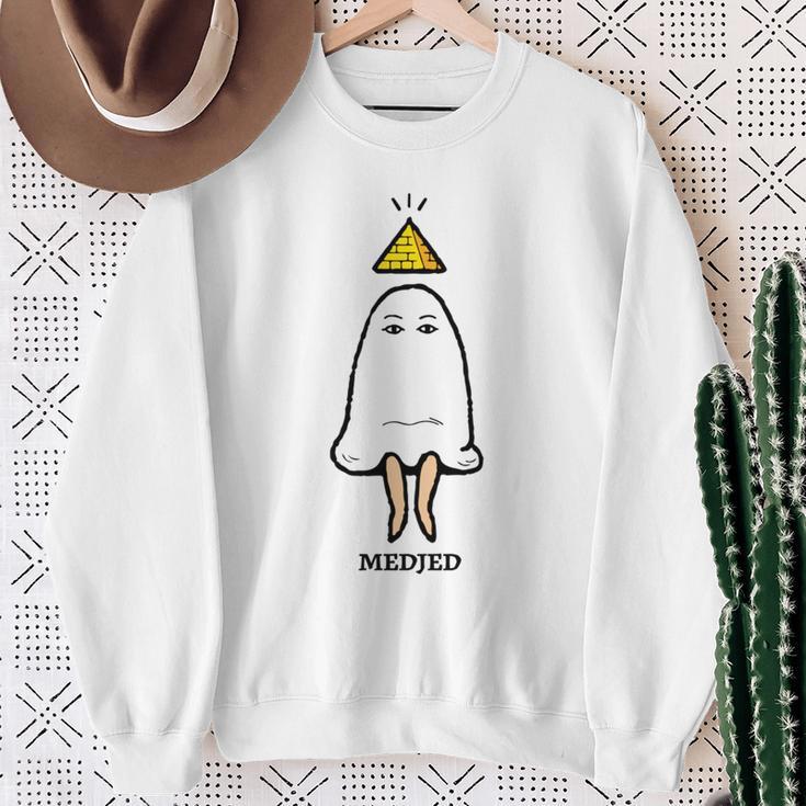 Medjed 〜メジェドさん〜 長袖tシャツ スウェットシャツ 年配の女性への贈り物