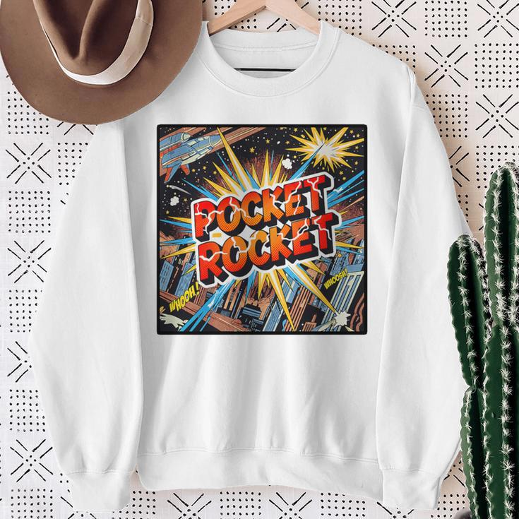 Pocket Rocket Comic Book Style Premium Tri-Blend Sweatshirt Gifts for Old Women Pocket Rocket Comic Book Style Premium Tri-Blend Sweatshirt Gifts for Old Women