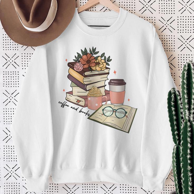 Read Books Drink Coffee For Women Premium Tri-Blend Sweatshirt Gifts for Old Women