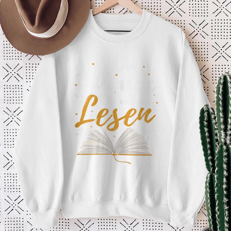 Readerrat Books Die Tut Nix Die Will Nur Lesen Sweatshirt Gifts for Old Women