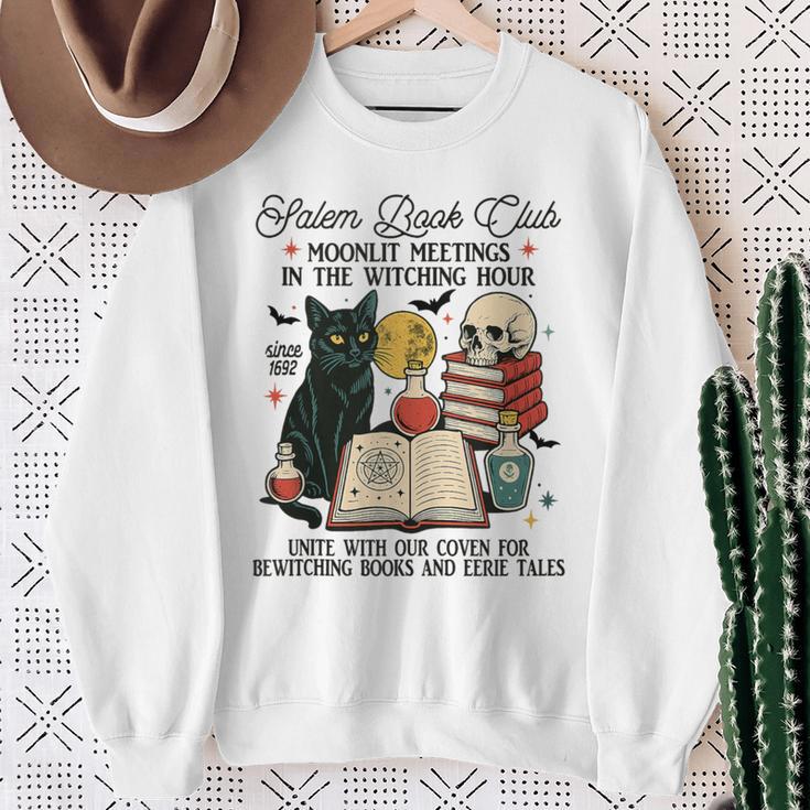 Reading Book Lover Witch Massachusetts Salem Book Club Sweatshirt Gifts for Old Women Reading Book Lover Witch Massachusetts Salem Book Club Sweatshirt Gifts for Old Women