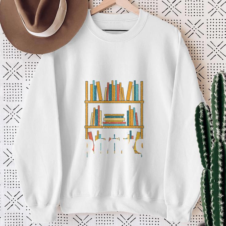 Reading Book Nerd Hoarder Bookworm Hoarding Sweatshirt Gifts for Old Women