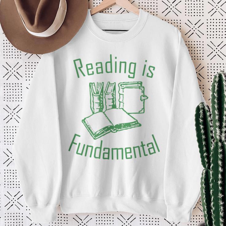 Retro Book Club Reading Is Fundamental Readers Sweatshirt Gifts for Old Women Retro Book Club Reading Is Fundamental Readers Sweatshirt Gifts for Old Women