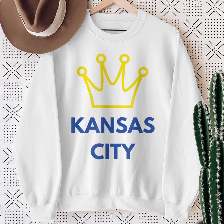 Royal Kc ファンカンザスシティクラウン スウェットシャツ 年配の女性への贈り物