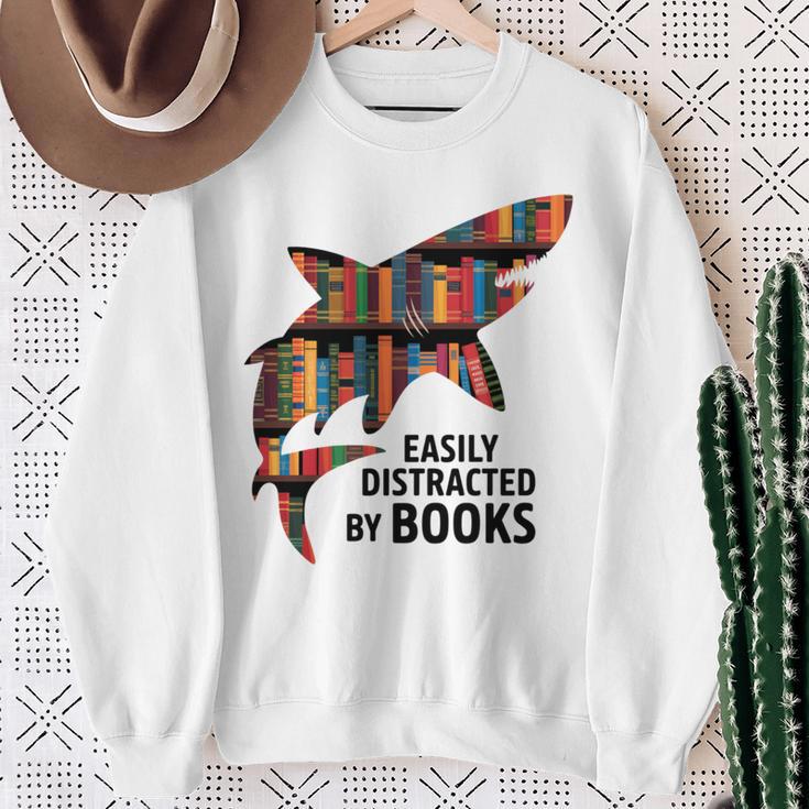 Shark Costume Teens Books Nerds Shark Stuffed Animal Sharks Sweatshirt Gifts for Old Women Shark Costume Teens Books Nerds Shark Stuffed Animal Sharks Sweatshirt Gifts for Old Women
