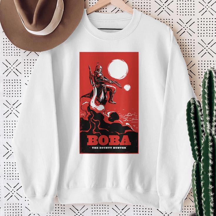 Star Wars The Book Of Boba Fett Vintage Poster Sweatshirt Gifts for Old Women