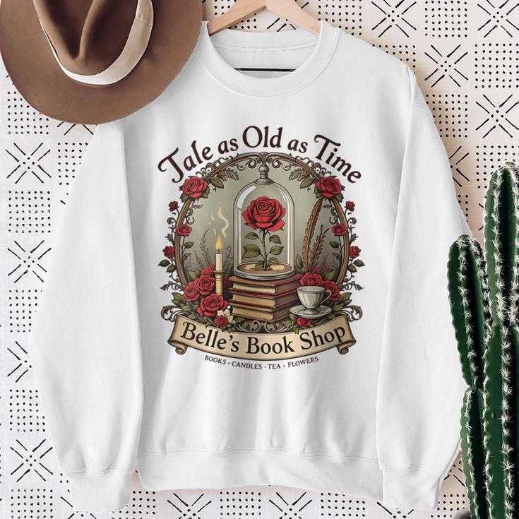 Women's Tale As Old As Time Belle's Book Shop Book Coffee Book Sweatshirt Gifts for Old Women Women's Tale As Old As Time Belle's Book Shop Book Coffee Book Sweatshirt Gifts for Old Women