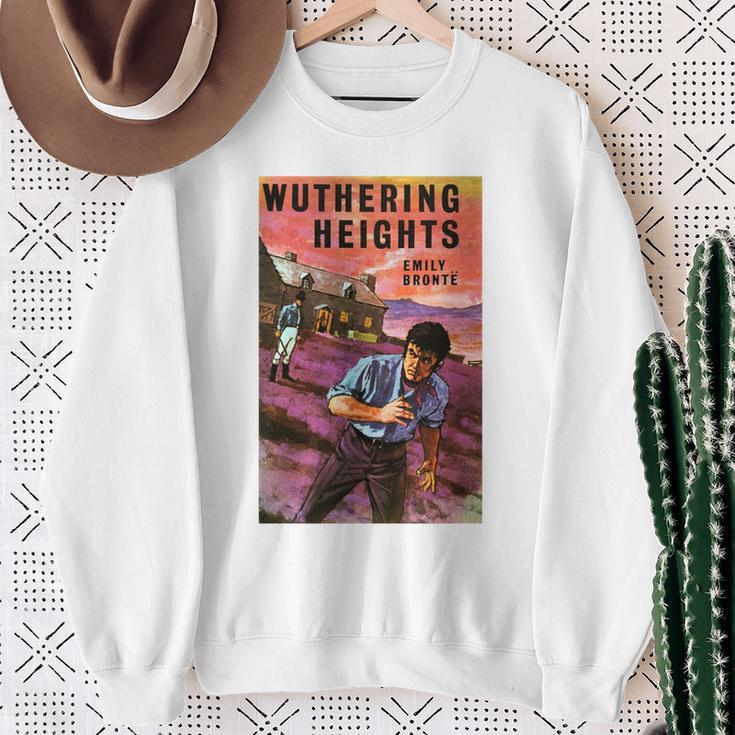 Wuthering Heights Emily Bronte Vintage Book Cover Sweatshirt Gifts for Old Women Wuthering Heights Emily Bronte Vintage Book Cover Sweatshirt Gifts for Old Women