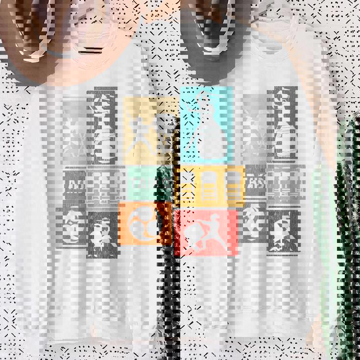 太鼓 みつどもえ ヴィンテージ 太鼓ドラマー スウェットシャツ 年配の女性への贈り物