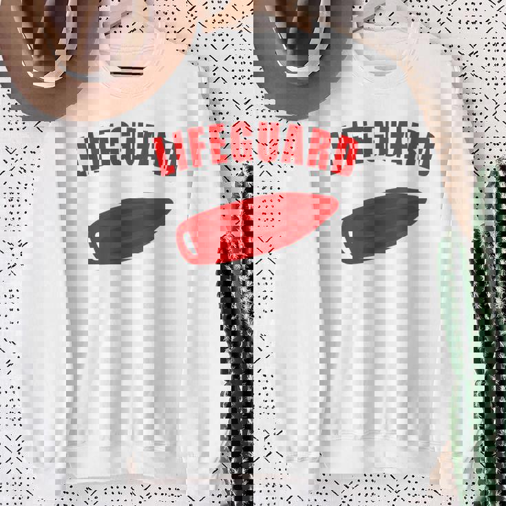 水泳 ライフガード レディース メンズ 水泳 楽しい スウェットシャツ 年配の女性への贈り物