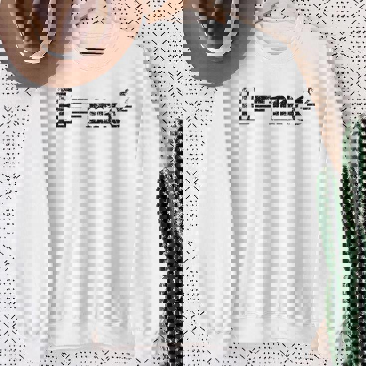 物理相対性理論e Mc2方程式の式 EMc2 スウェットシャツ 年配の女性への贈り物