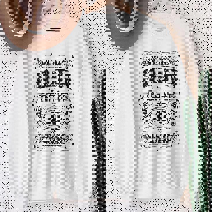 私たちは一緒にゴールデンです 40周年結婚40周年 スウェットシャツ 年配の女性への贈り物