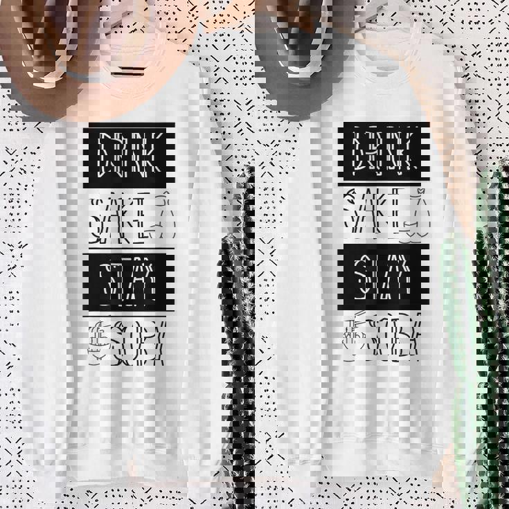 酒飲みそばそば Drinkake Andtayoba スウェットシャツ 年配の女性への贈り物