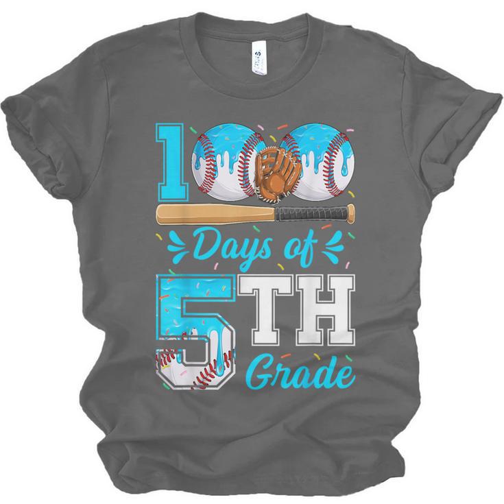 100 Days Of 5th Grade Baseball 100th Day Of School Boys Kids Unisex Jersey T-Shirt 100 Days Of 5th Grade Baseball 100th Day Of School Boys Kids Unisex Jersey T-Shirt
