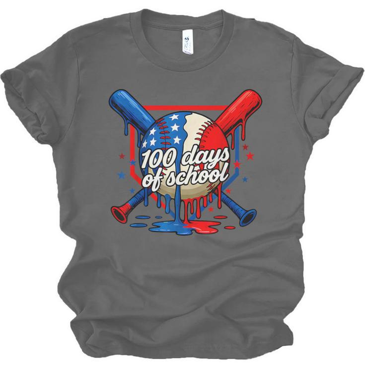 100 Days Of School 100th Day Youth Drip Baseball Boys Kid Unisex Jersey T-Shirt 100 Days Of School 100th Day Youth Drip Baseball Boys Kid Unisex Jersey T-Shirt