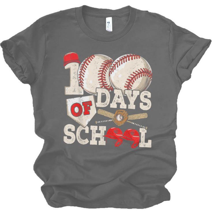 100 Days Of School Baseball 100th Day Of School Kids Teacher Unisex Jersey T-Shirt 100 Days Of School Baseball 100th Day Of School Kids Teacher Unisex Jersey T-Shirt