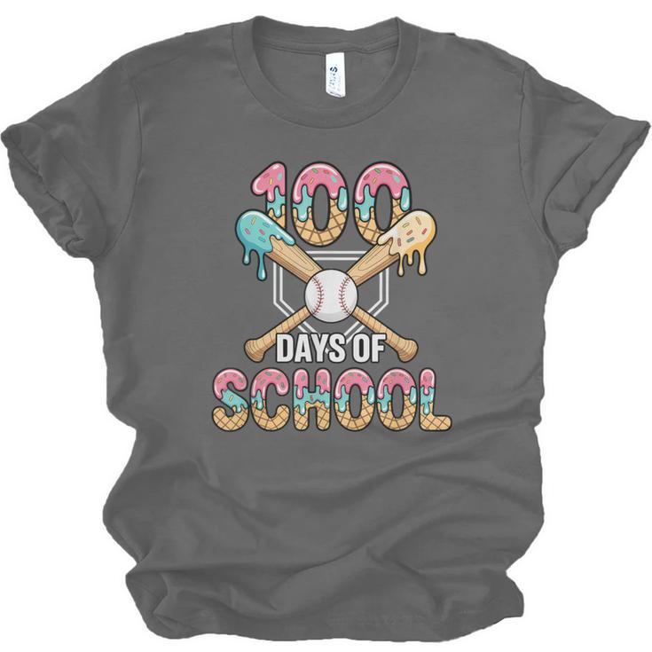 100 Days Of School Baseball 100th Day Of School Unisex Jersey T-Shirt 100 Days Of School Baseball 100th Day Of School Unisex Jersey T-Shirt