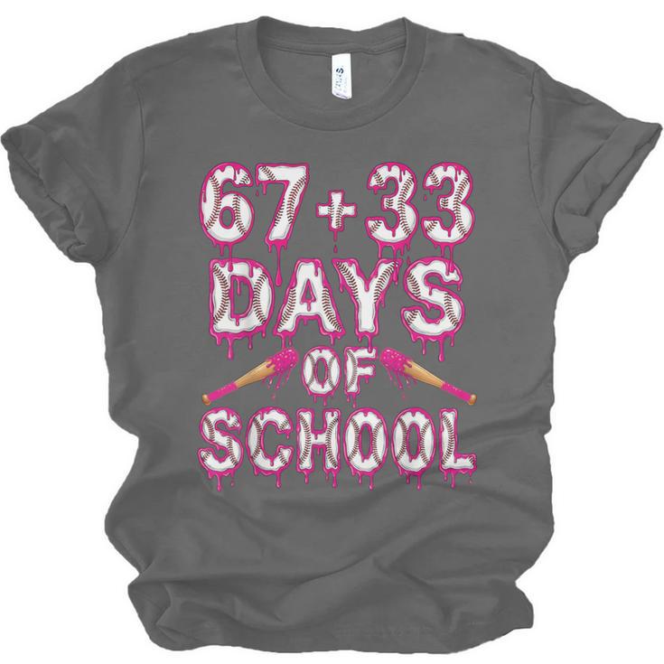 100 Days Of School Baseball Boys Six Seven Drip 100th Day Unisex Jersey T-Shirt