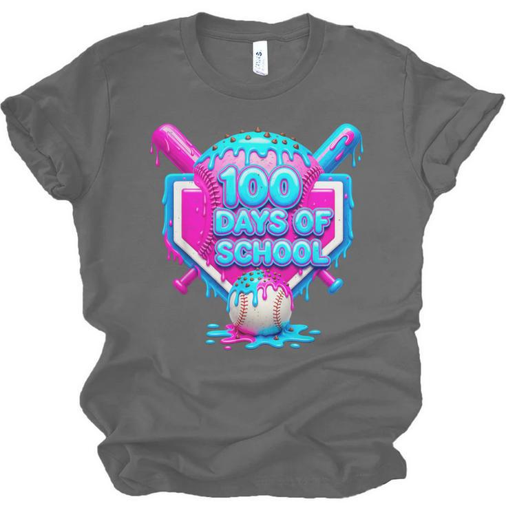 100 Days Of School Baseball Drip 100 Days For Boys And Kids Unisex Jersey T-Shirt 100 Days Of School Baseball Drip 100 Days For Boys And Kids Unisex Jersey T-Shirt