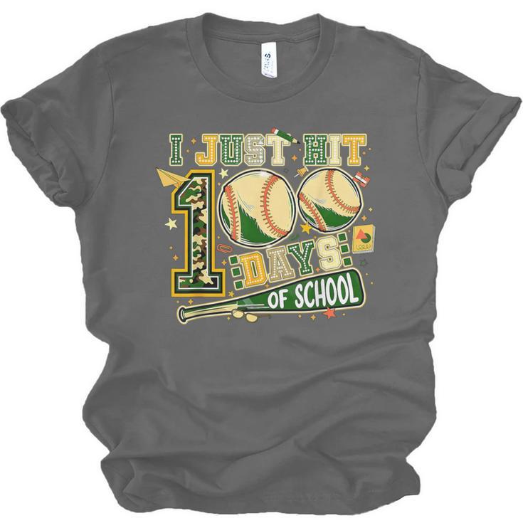 100 Days Of School Baseball I Just Hit 100 Days Boy COUNSELO Unisex Jersey T-Shirt 100 Days Of School Baseball I Just Hit 100 Days Boy COUNSELO Unisex Jersey T-Shirt