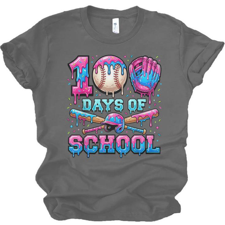 100 Days Of School Baseball Sports Drip Graphic Unisex Jersey T-Shirt 100 Days Of School Baseball Sports Drip Graphic Unisex Jersey T-Shirt