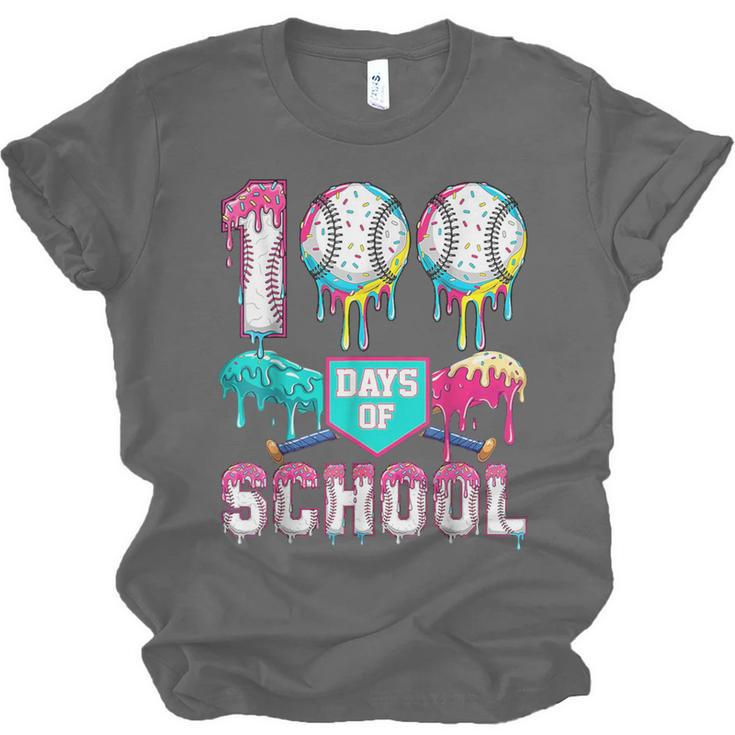 100 Days Of School Boys Kids 100th Day Of School Baseball Unisex Jersey T-Shirt 100 Days Of School Boys Kids 100th Day Of School Baseball Unisex Jersey T-Shirt
