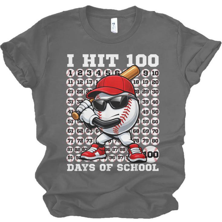 100 Days Of School Retro Baseball Sport For Boys Teachers Unisex Jersey T-Shirt
