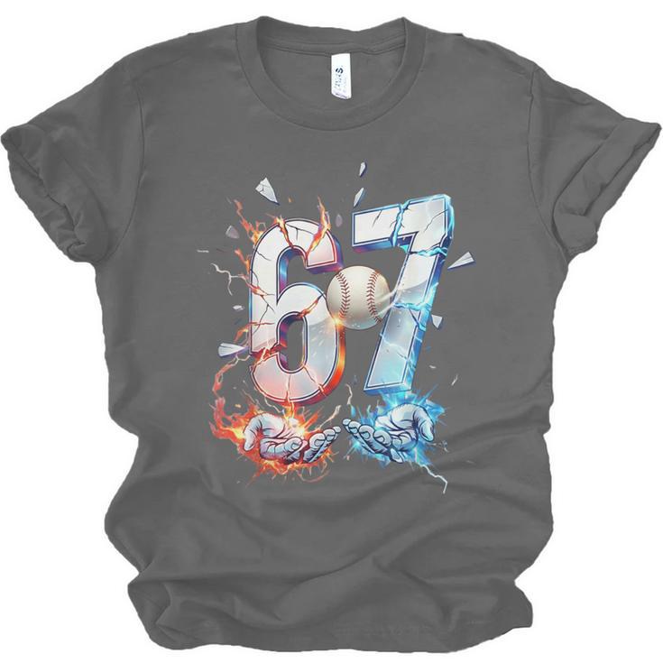 6 7 Baseball Six Seven Meme 67 Hands Kids Men Women Unisex Jersey T-Shirt 6 7 Baseball Six Seven Meme 67 Hands Kids Men Women Unisex Jersey T-Shirt