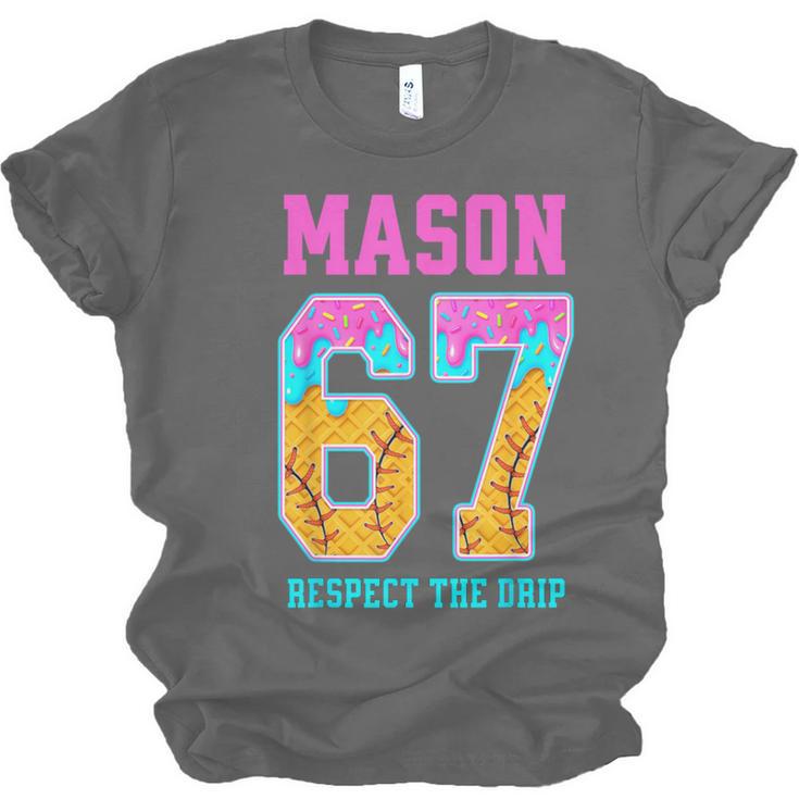 6 7 Mason Baseball Drip Unisex Jersey T-Shirt 6 7 Mason Baseball Drip Unisex Jersey T-Shirt