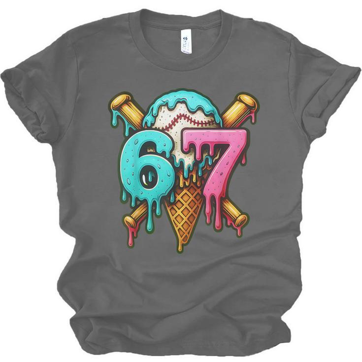 67 Baseball Ice Cream Drip Kids Unisex Jersey T-Shirt 67 Baseball Ice Cream Drip Kids Unisex Jersey T-Shirt