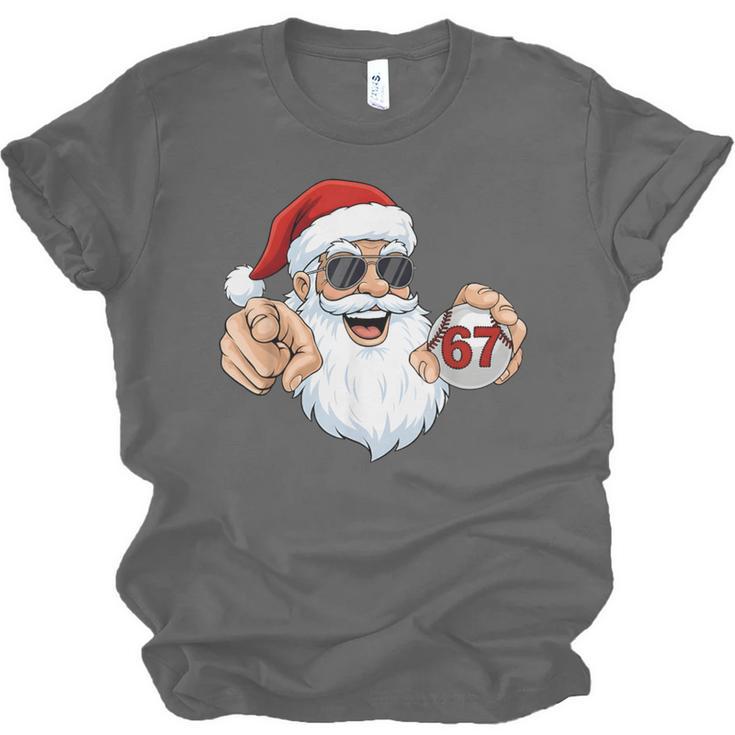 67 Baseball Santa Six Seven Meme Christmas Men Women Kids Unisex Jersey T-Shirt 67 Baseball Santa Six Seven Meme Christmas Men Women Kids Unisex Jersey T-Shirt