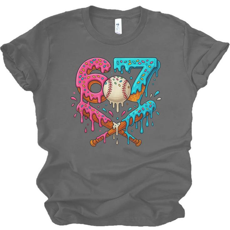 67 Ice Cream Drip Baseball Meme – Six Seven Gen Alpha Unisex Jersey T-Shirt 67 Ice Cream Drip Baseball Meme – Six Seven Gen Alpha Unisex Jersey T-Shirt