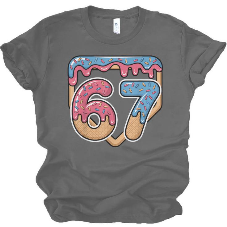 67 Ice Cream Drip Meme Baseball Unisex Jersey T-Shirt