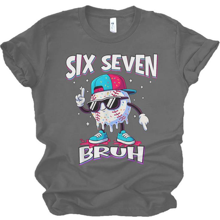 67 Meme Six Seven Baseball Ice Cream Drip Girls Boys Unisex Jersey T-Shirt 67 Meme Six Seven Baseball Ice Cream Drip Girls Boys Unisex Jersey T-Shirt
