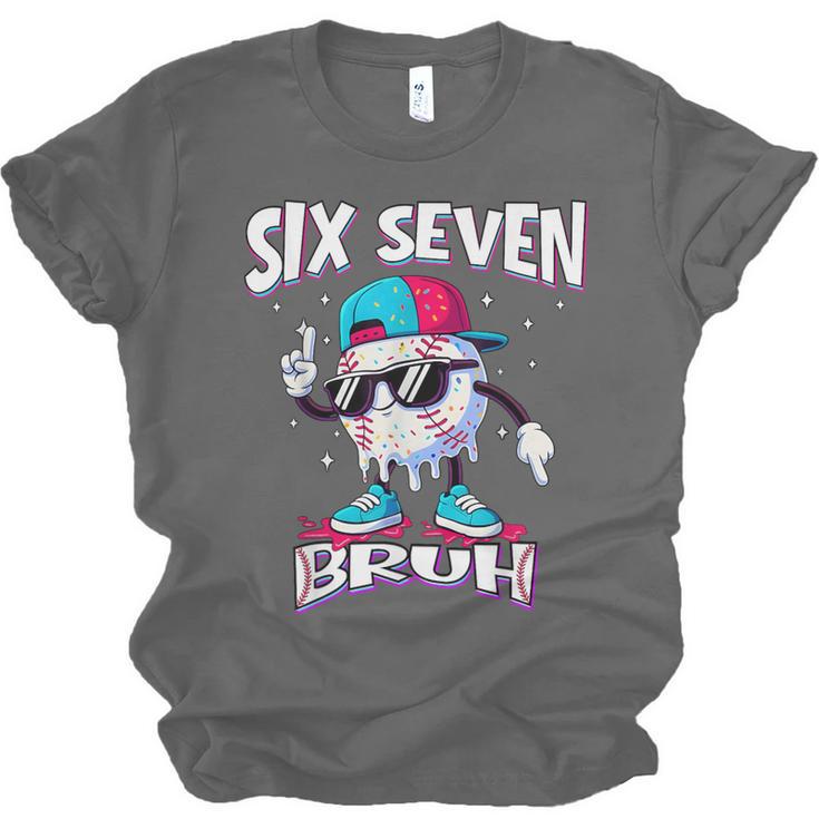 67 Meme Six Seven Bruh Baseball Ice Cream Drip Unisex Jersey T-Shirt 67 Meme Six Seven Bruh Baseball Ice Cream Drip Unisex Jersey T-Shirt
