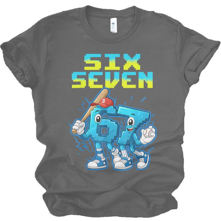 67 Six Seven 6-7 Italian Brainrot Kids Baseball Meme Unisex Jersey T-Shirt 67 Six Seven 6-7 Italian Brainrot Kids Baseball Meme Unisex Jersey T-Shirt