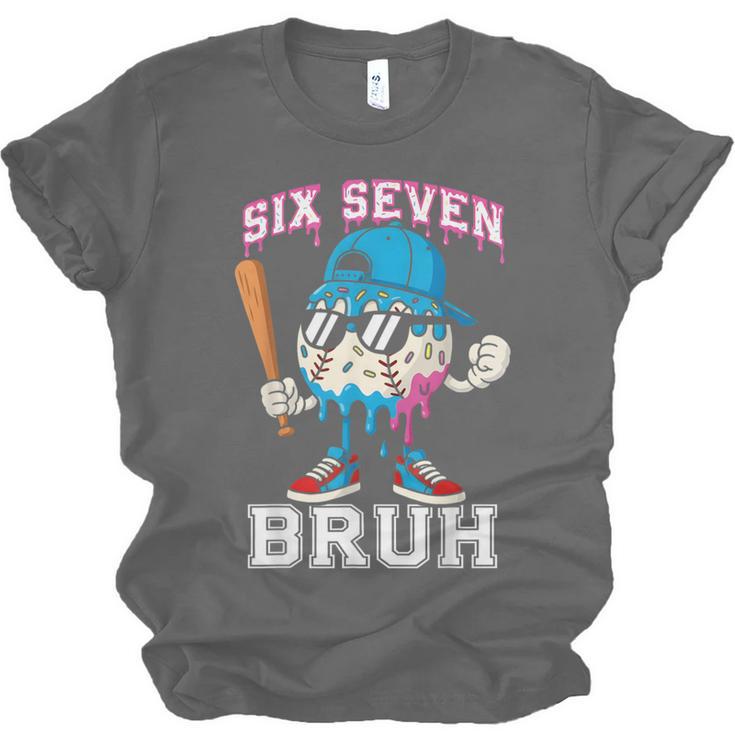 67 Six Seven Baseball Ice Cream Drip Number 67 Player Unisex Jersey T-Shirt