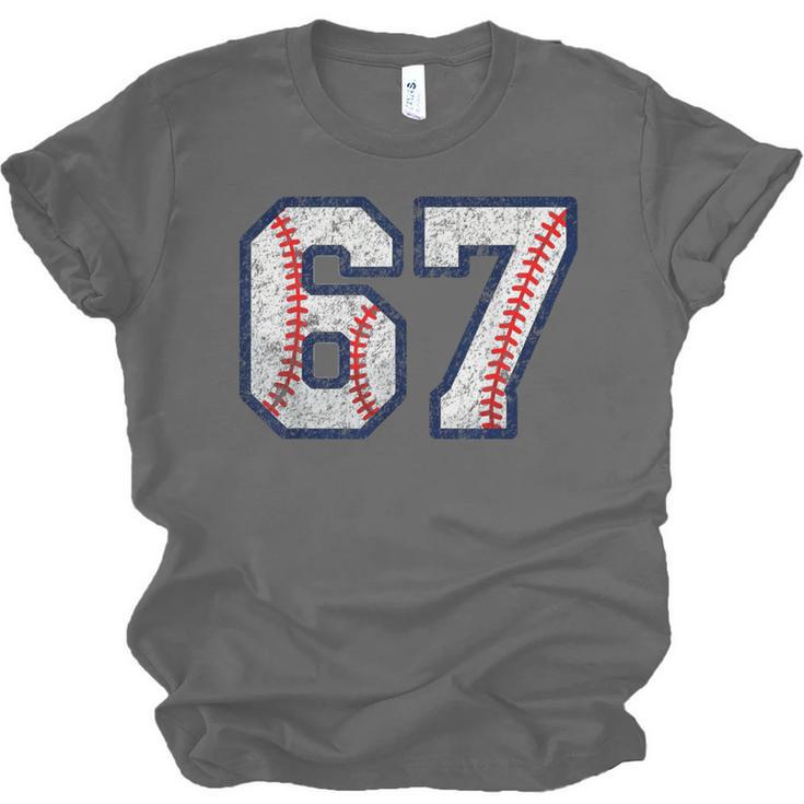 67 Sports Meme – Baseball Number 6 7 Unisex Jersey T-Shirt