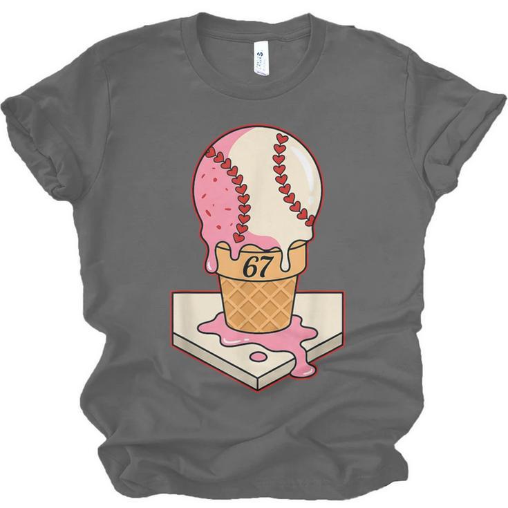 67 Tee Baseball Creamy Dripping Graphic Sixty-Seven Clothes Unisex Jersey T-Shirt 67 Tee Baseball Creamy Dripping Graphic Sixty-Seven Clothes Unisex Jersey T-Shirt