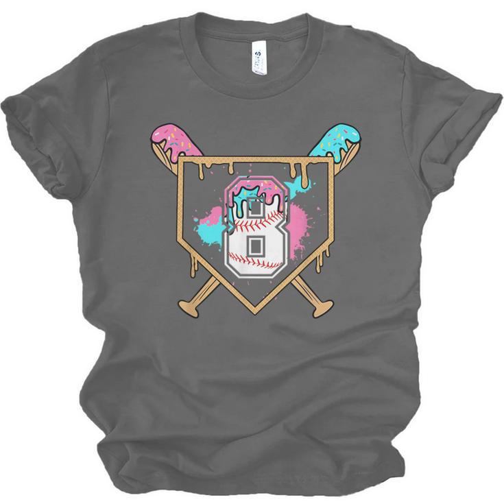 8th Birthday Baseball Bat Ice-Cream Drip 8yrs Old Boys Girls Unisex Jersey T-Shirt 8th Birthday Baseball Bat Ice-Cream Drip 8yrs Old Boys Girls Unisex Jersey T-Shirt