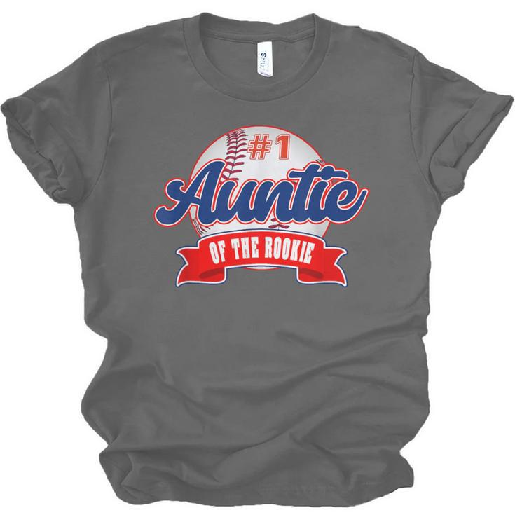 Auntie Rookie Of Year 1st Birthday Baseball Theme Matching Unisex Jersey T-Shirt Auntie Rookie Of Year 1st Birthday Baseball Theme Matching Unisex Jersey T-Shirt