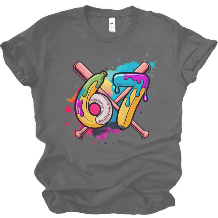 Banana Baseball 67 Ice Cream Drip Meme Unisex Jersey T-Shirt Banana Baseball 67 Ice Cream Drip Meme Unisex Jersey T-Shirt