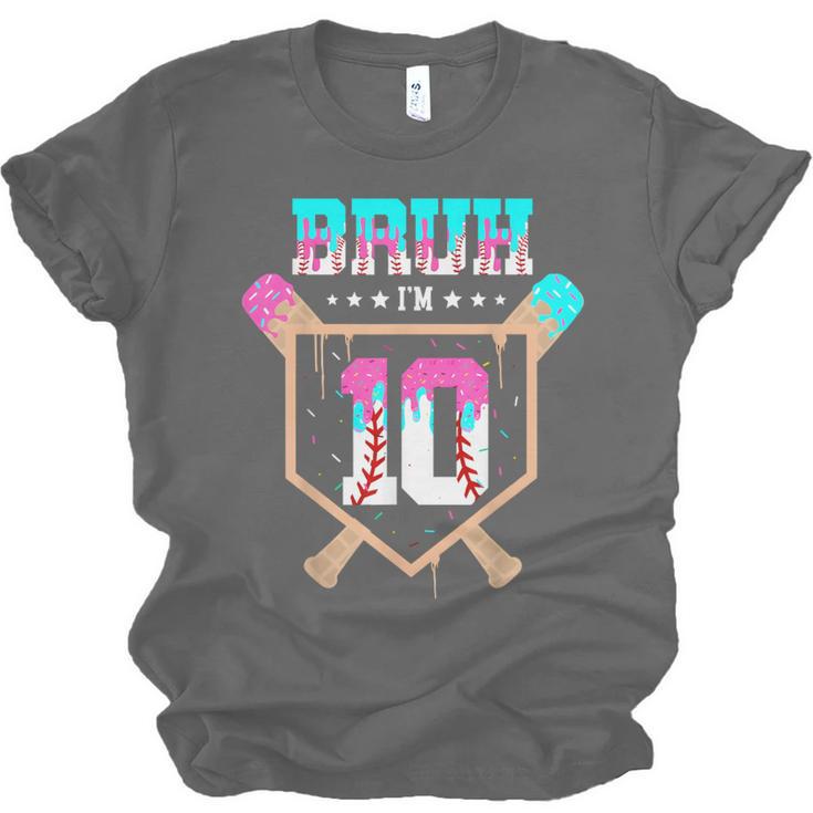 Baseball 10 Year Old Ice Cream Drip 10th Birthday Boy Player Unisex Jersey T-Shirt Baseball 10 Year Old Ice Cream Drip 10th Birthday Boy Player Unisex Jersey T-Shirt