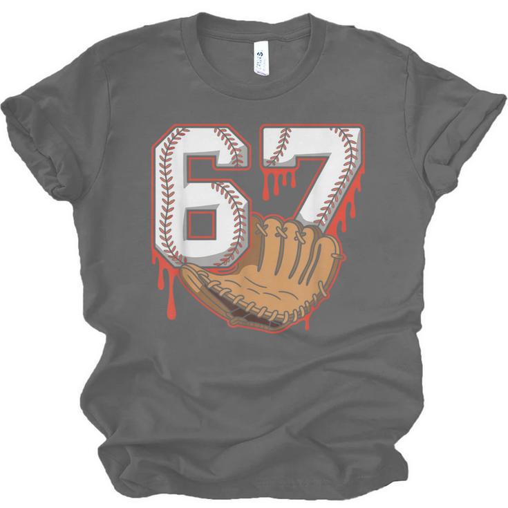 Baseball 67 Six Seven Alpha Slang 6 7 Meme Kids Teachers Boy Unisex Jersey T-Shirt Baseball 67 Six Seven Alpha Slang 6 7 Meme Kids Teachers Boy Unisex Jersey T-Shirt