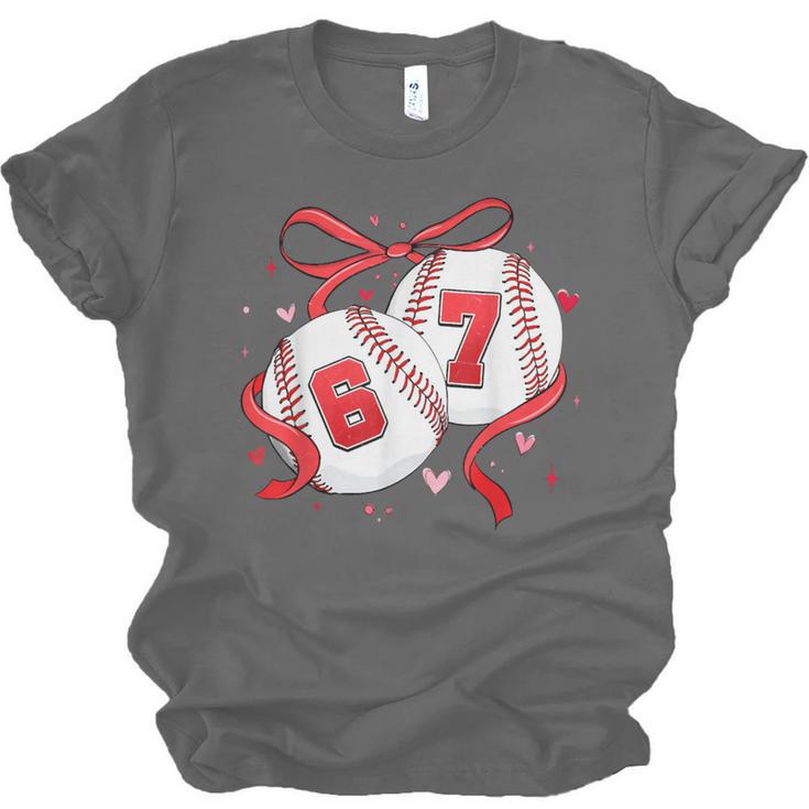 Baseball 67 Six Seven Gen Alpha Meme Valentine's Day Unisex Jersey T-Shirt
