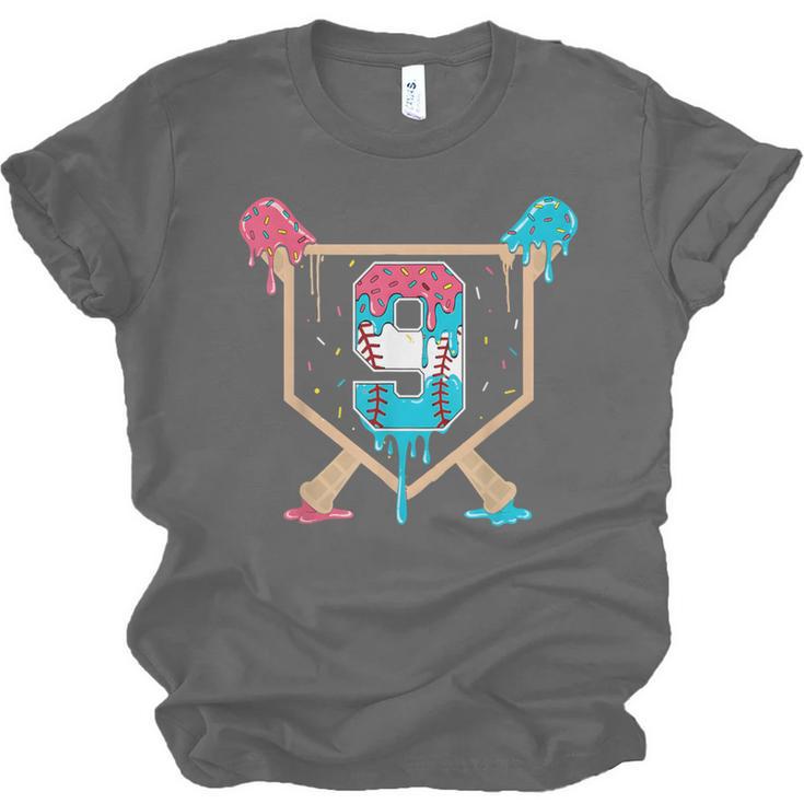 Baseball 9 Year Old Ice Cream Drip 9th Birthday Boys Player Unisex Jersey T-Shirt Baseball 9 Year Old Ice Cream Drip 9th Birthday Boys Player Unisex Jersey T-Shirt