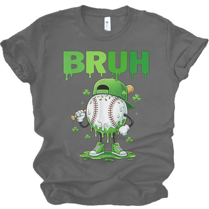 Baseball Bruh Drip Ice Cream Youth Boy St Patricks Day Unisex Jersey T-Shirt