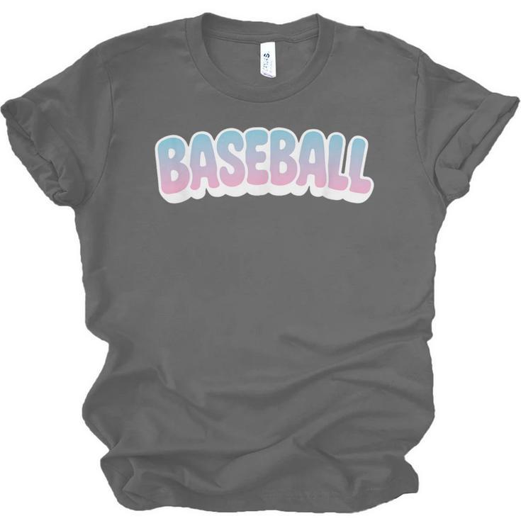 Baseball Bubble Letter Unisex Jersey T-Shirt